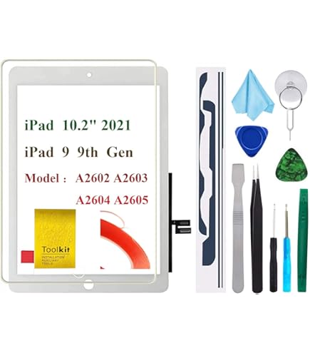 Amazon.co.jp: TPhaelay ブラック タッチスクリーン 交換品Ipad 9 第9